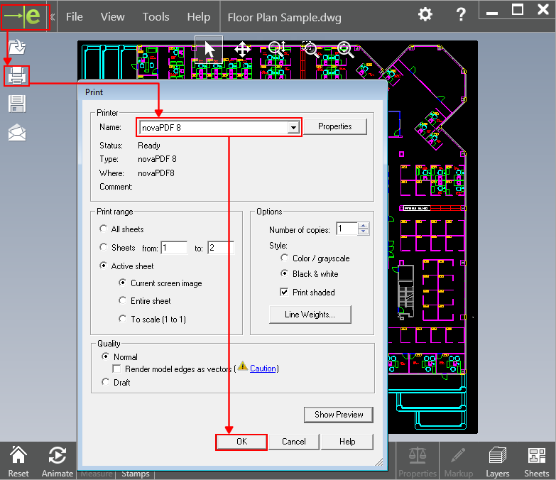 Converting pdf to dwg in autocad 2019